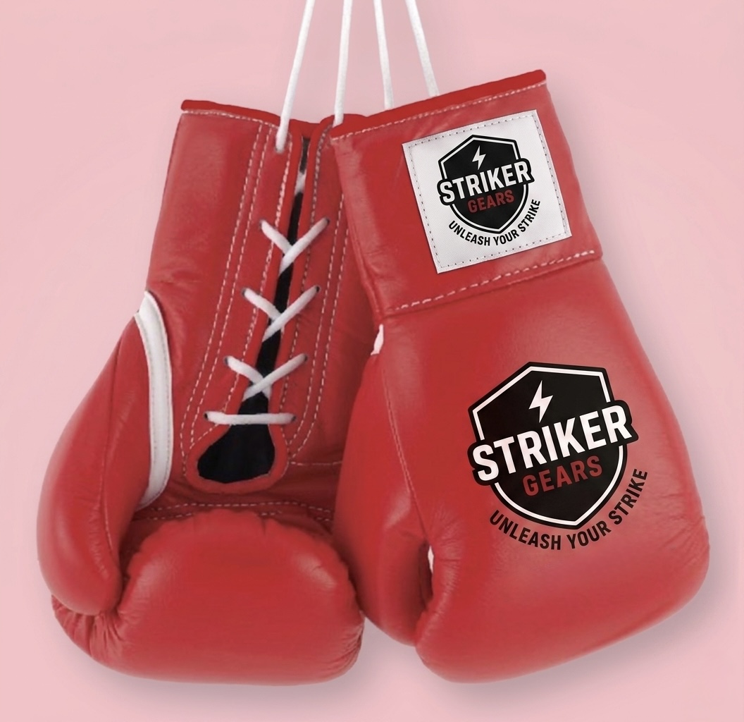 Crown Lace-Up Boxing Gloves